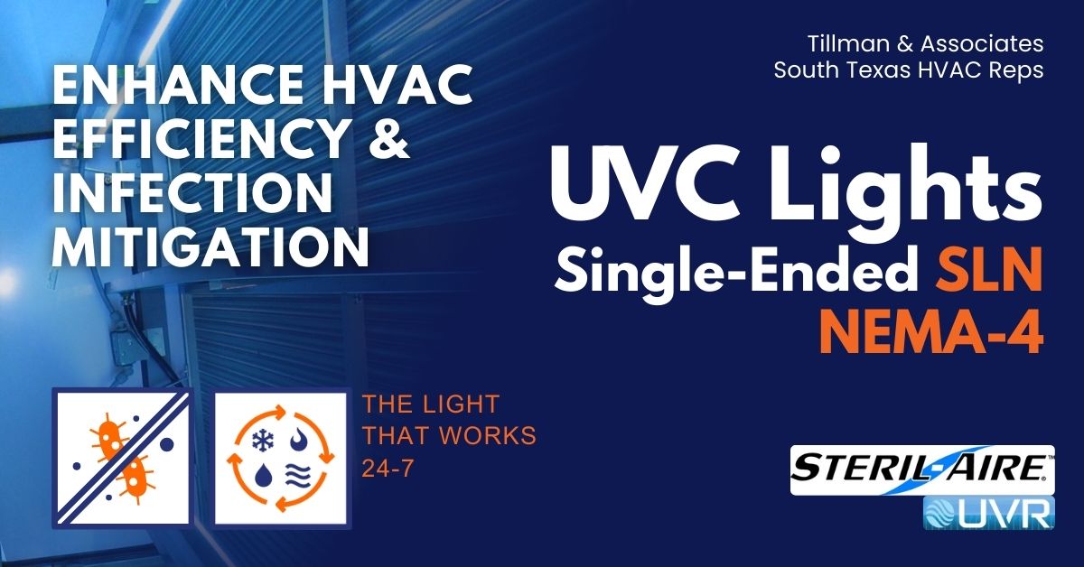 Steril-Aire SLNX UV-C Light – NEMA-4 Outdoor HVAC Fixture